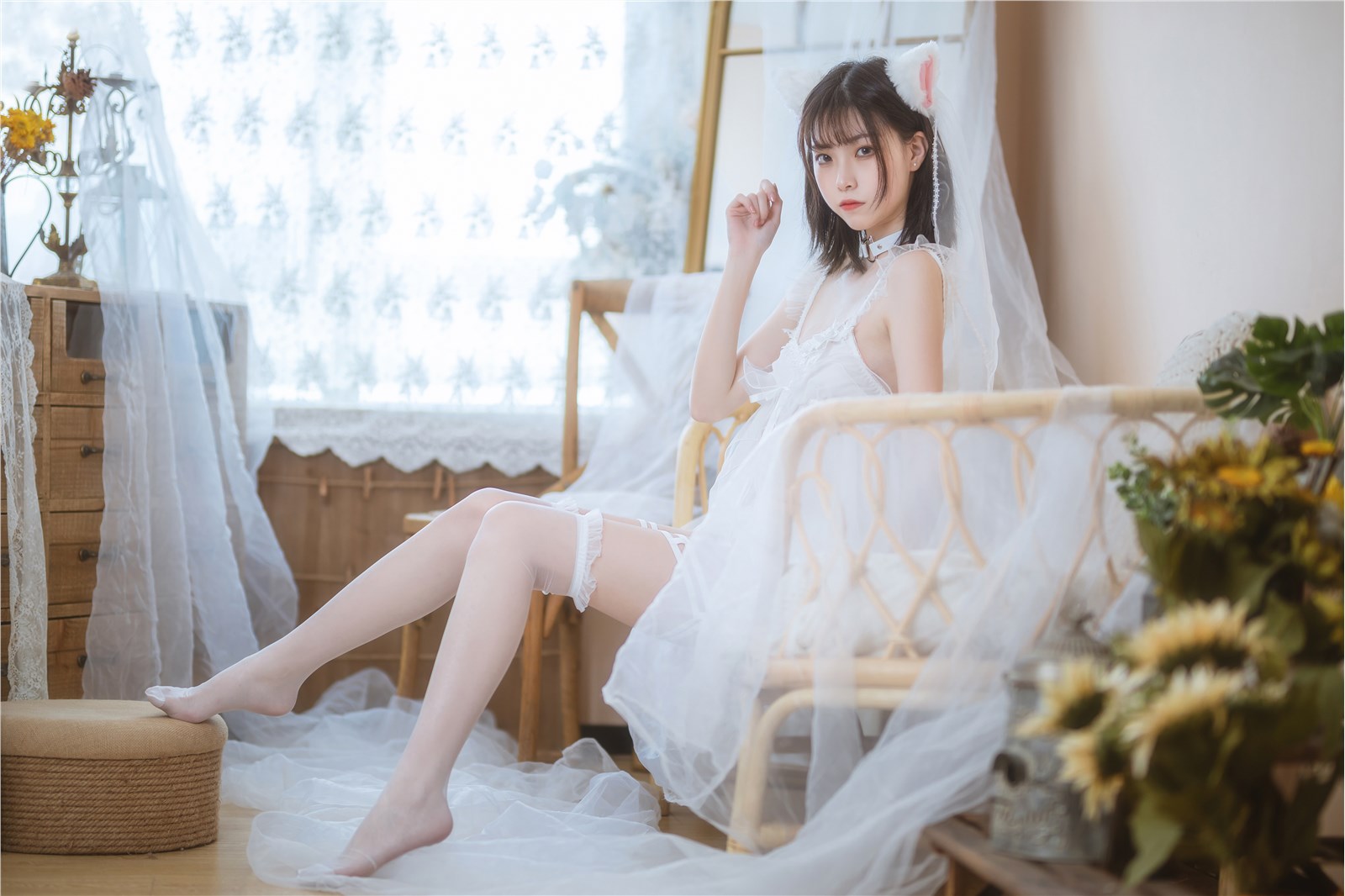 Xu Lan LAN - NO.005 Girls' White Dress(2)